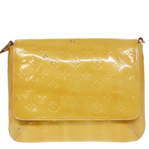 LOUIS VUITTON Monogram Vernis Thompson Street Bag Lime Yellow M91071 - Picture 13 of 16